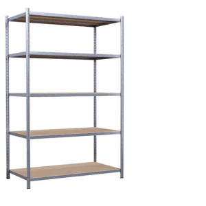 Rayonnage tubulaire métallique pour charges légères – H2000 mm – 5 niveaux – EPSILINE