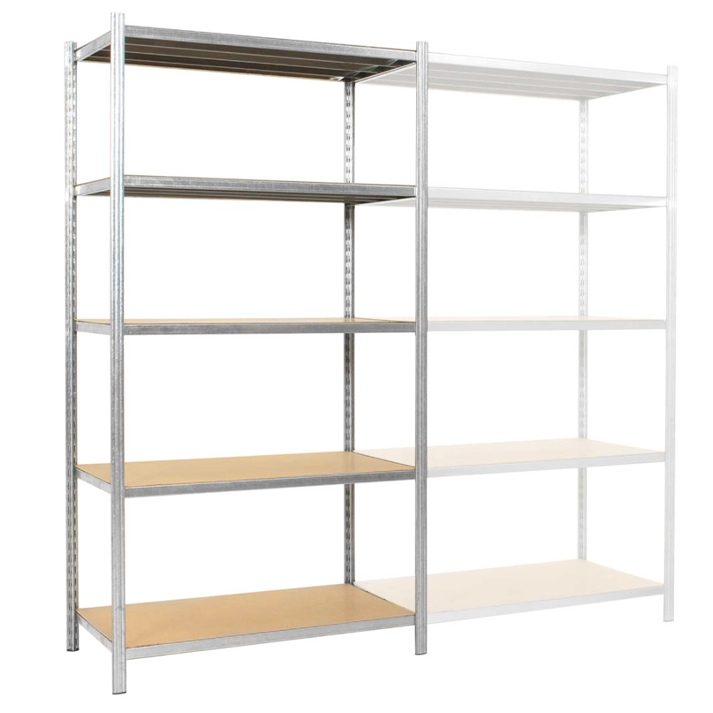 Rayonnage tubulaire métallique pour charges légères – H2000 mm – 5 niveaux – EPSILINE