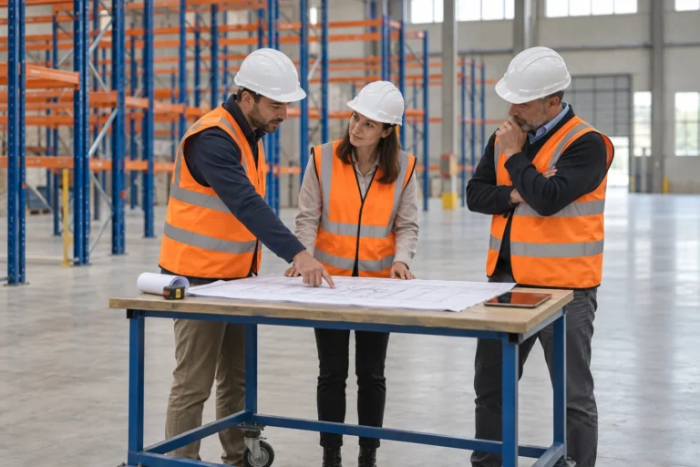 projet rayonnage coordination intervenants