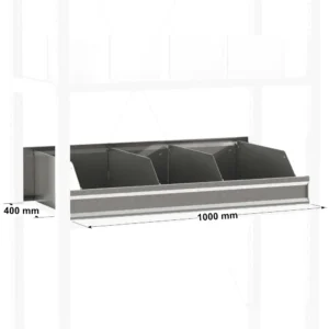 Casier de rangement pour étagère métallique ADAPTIV et ADAPTIV XL