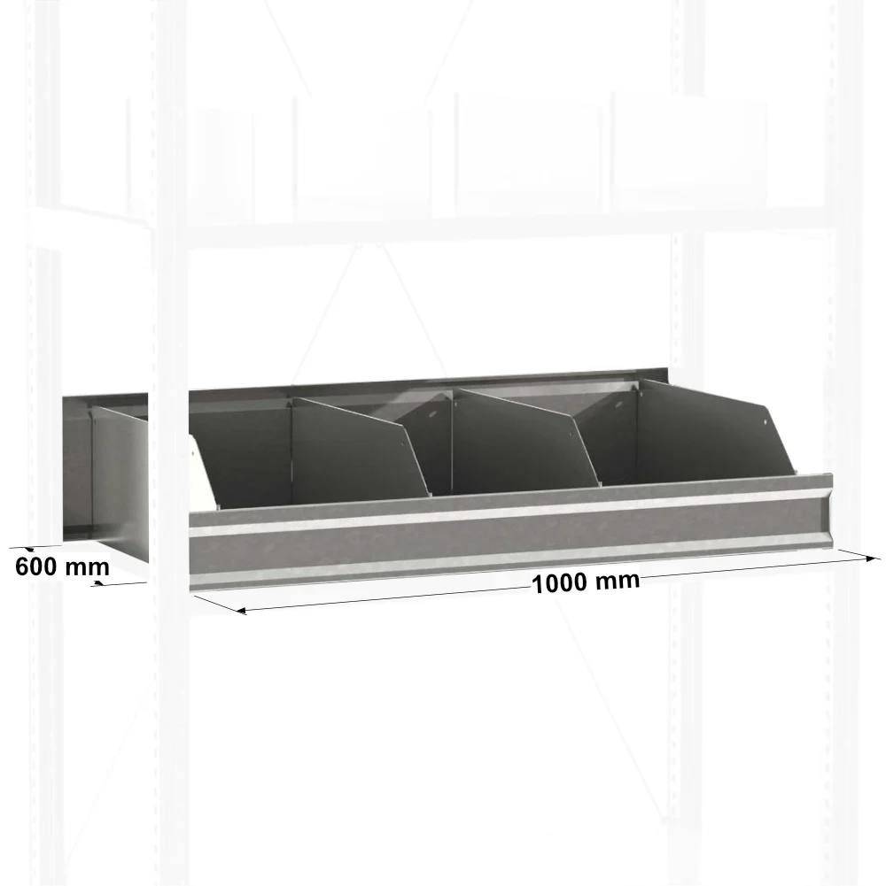 Casier de rangement pour étagère métallique ADAPTIV et ADAPTIV XL