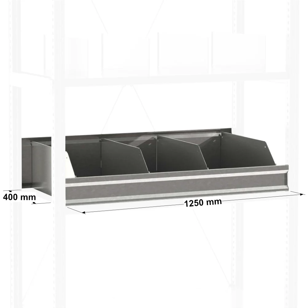 Casier de rangement pour étagère métallique ADAPTIV et ADAPTIV XL