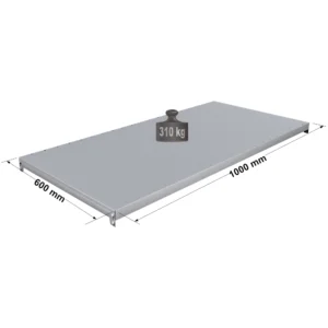 Tablette tôlée pour étagère métallique ADAPTIV XL