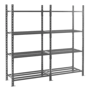 Étagère tubulaire charges semi lourdes 500 kg par niveau H 2000 mm - FLIPLUS