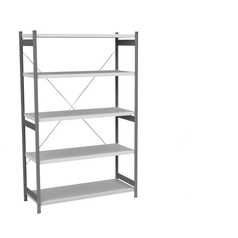 Rayonnage léger tôlé