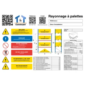 Plaque de charge pour rack – téléchargeable