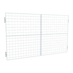 porte battante grillagée