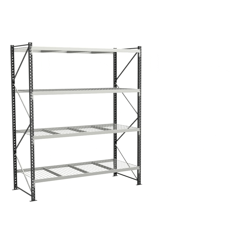 Rayonnage grillagé