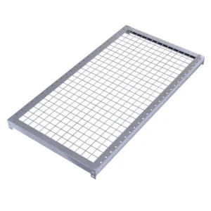Tablette grillage pour étagère métallique