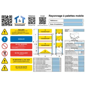 TandT-Rayonnage à palettes mobile - 01