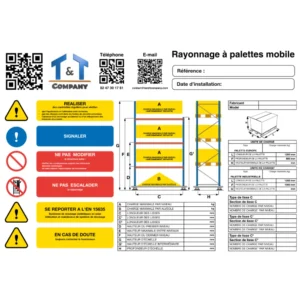 La plaque de charge pour rack