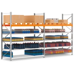 Rayonnage métallique EPSIRACK HYBRIDE SPRINKLER : H. 3000 mm et 4500 mm